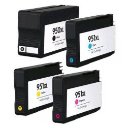 Remanufactured inkjet cartridges Multipack for HP 950XL/951XL - 4 pack (FULL INK LEVEL SHOWN)